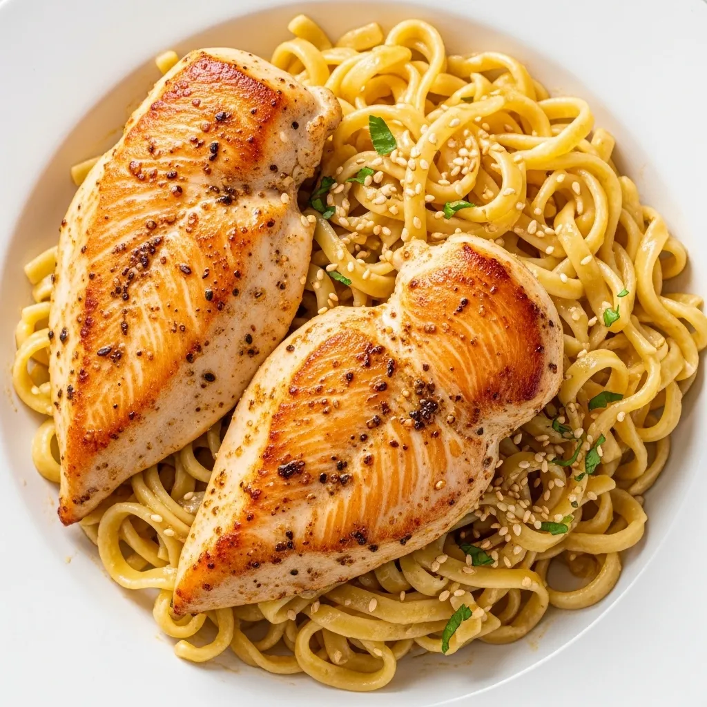 Chicken with Buttered Noodles
